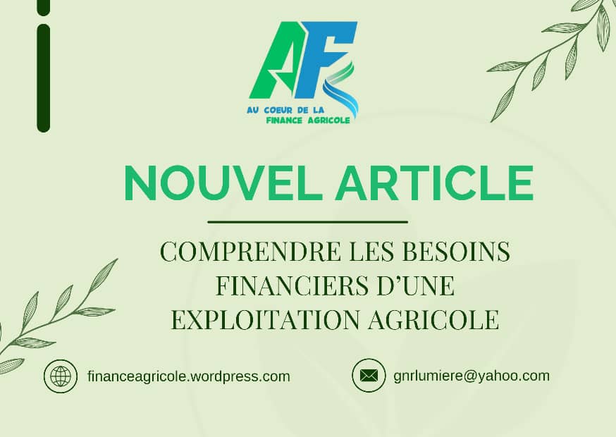 Financement agricole : oui mais à quoi cela sert ?