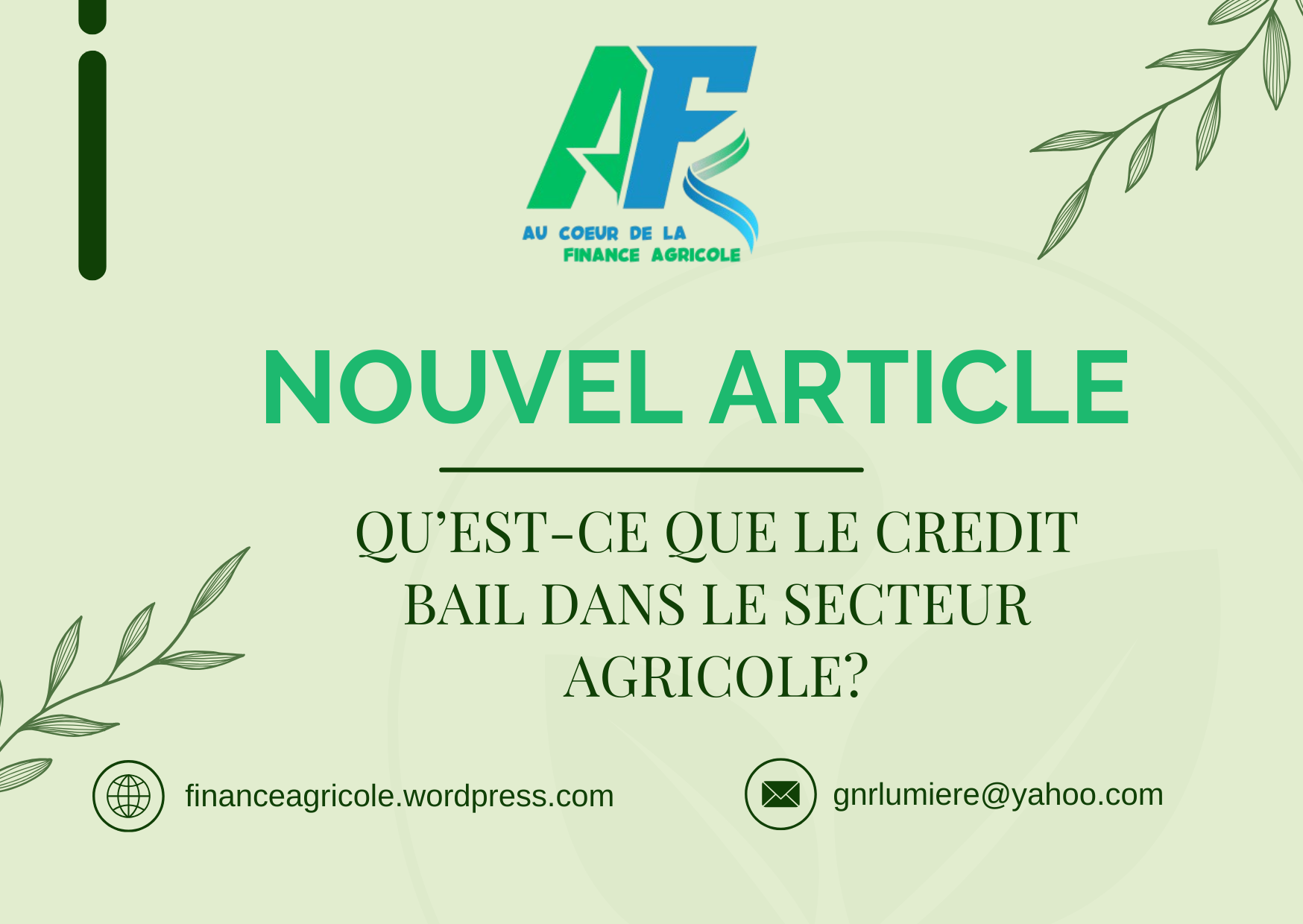 Le crédit-bail agricole : accéder à l’équipement sans se ruiner