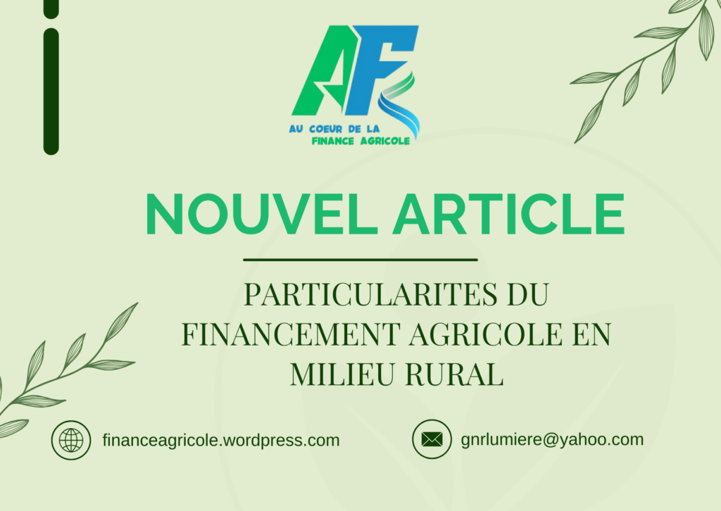 Financer agriculteurs ruraux
