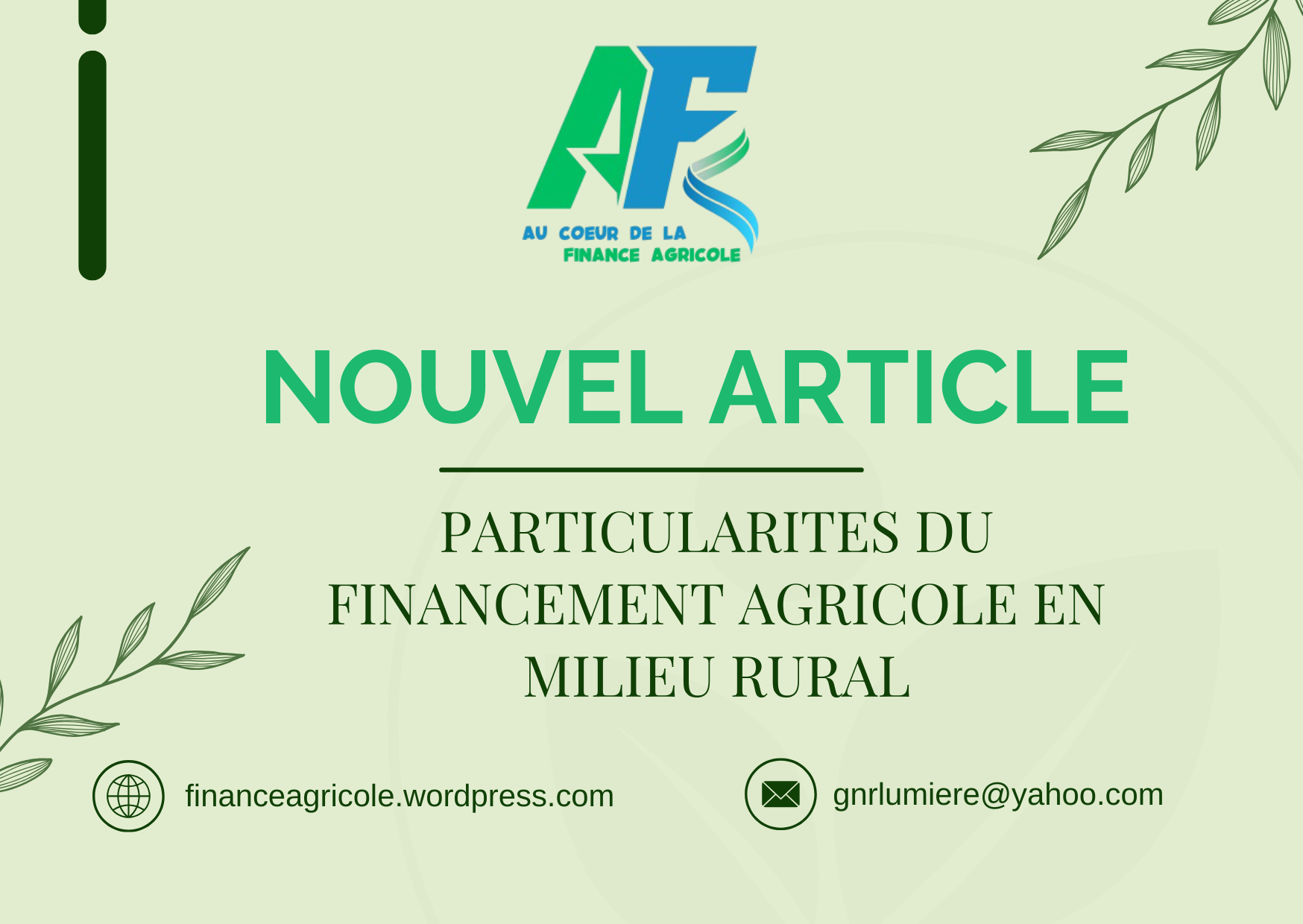Financer les Agriculteurs Ruraux : Un Défis à Relever